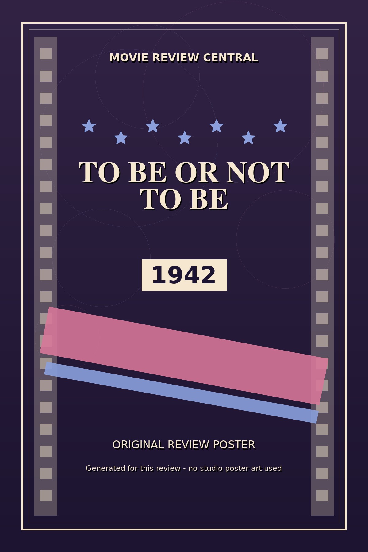 To Be or Not to Be (1942) — Movie Review Central