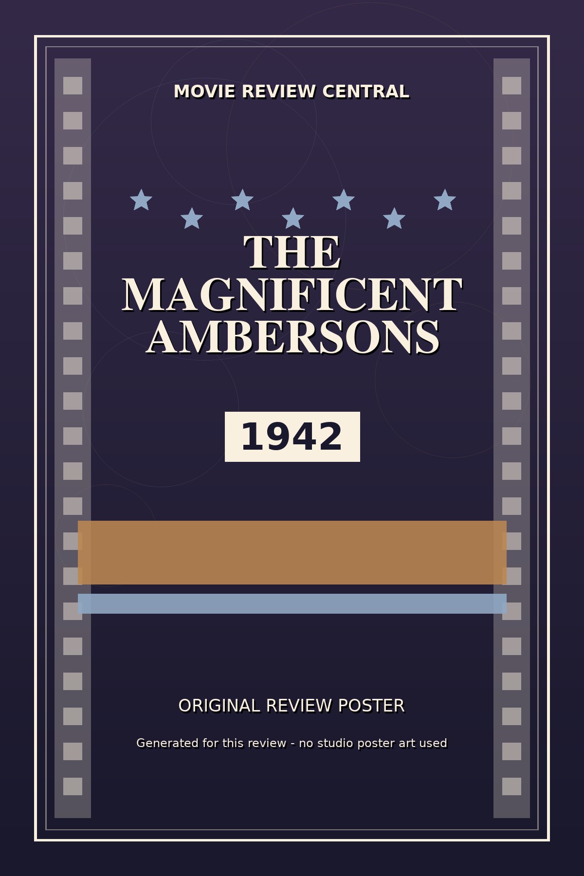The Magnificent Ambersons (1942) — Movie Review Central