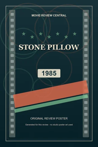 Stone Pillow (1985) - original review poster