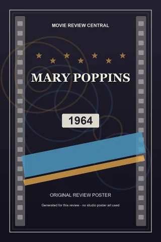 Mary Poppins (1964) - original review poster