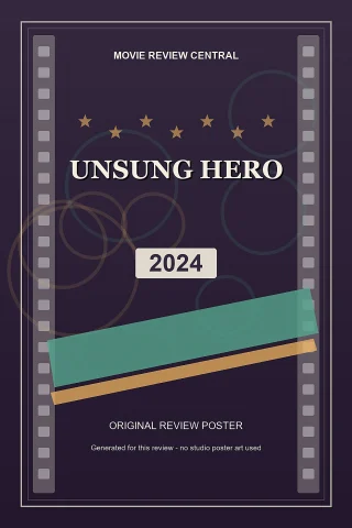 Unsung Hero (2024) - original review poster